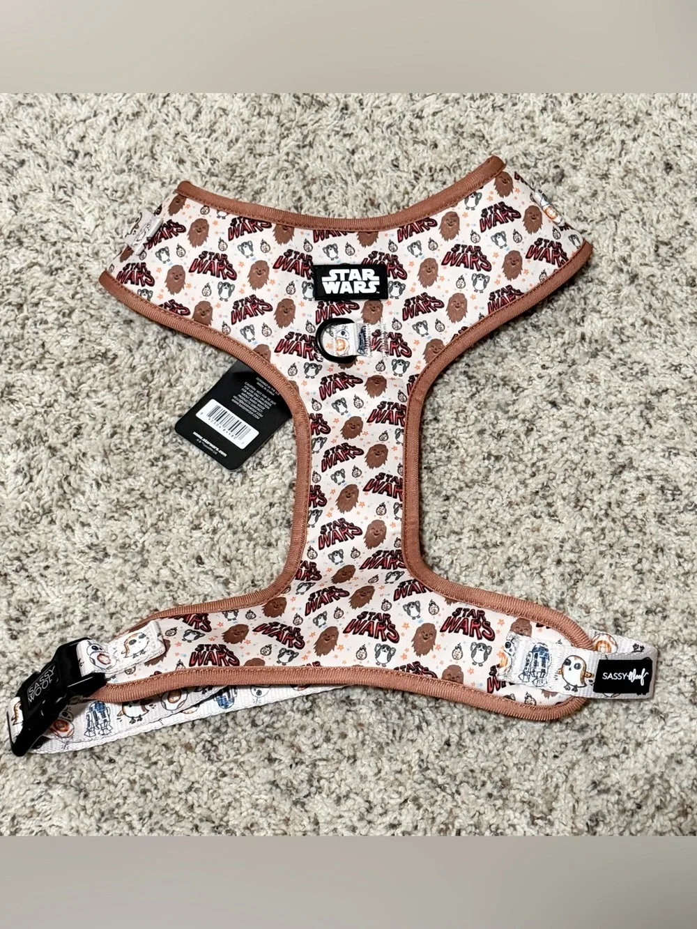 Star Wars™ The Rebel Alliance adjustable dog harness from Sassy Woof XXL